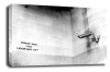 Banksy canvas wall art CCTV what you looking at grey black white