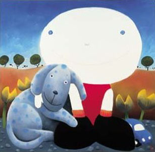 Mackenzie Thorpe Artist Art With Child
