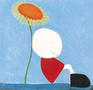Mackenzie Thorpe Artist Art Having a Rest